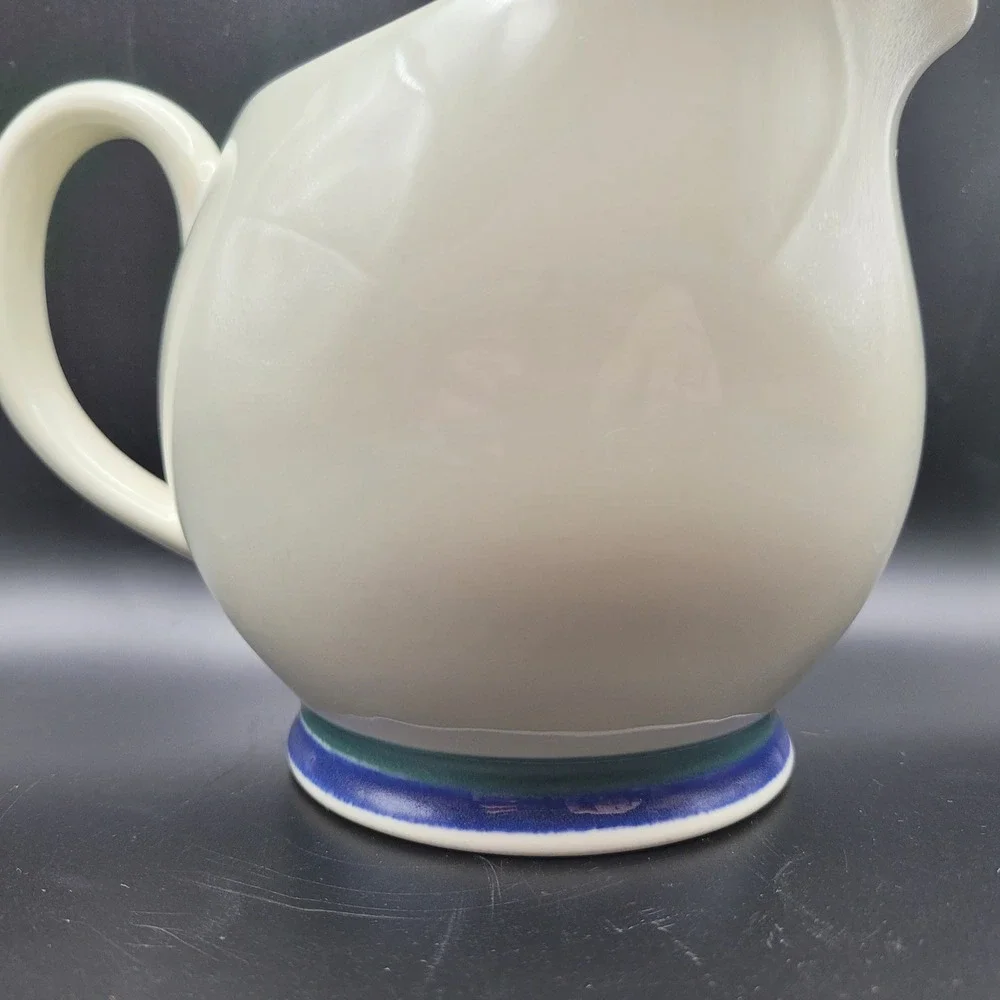 Pfaltzgraff Creamer Pitcher‎ with Blue Green Band